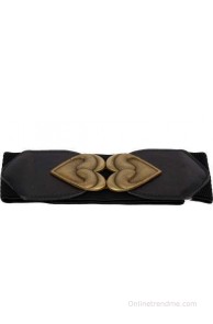Victoria Secret Women Black Artificial Leather Belt(Black)
